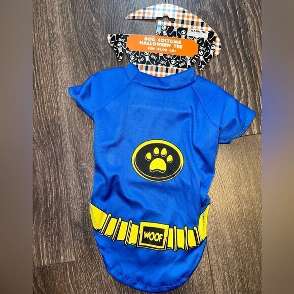 Other - NWT (13in) Super Dog Halloween Costume Blue Tee